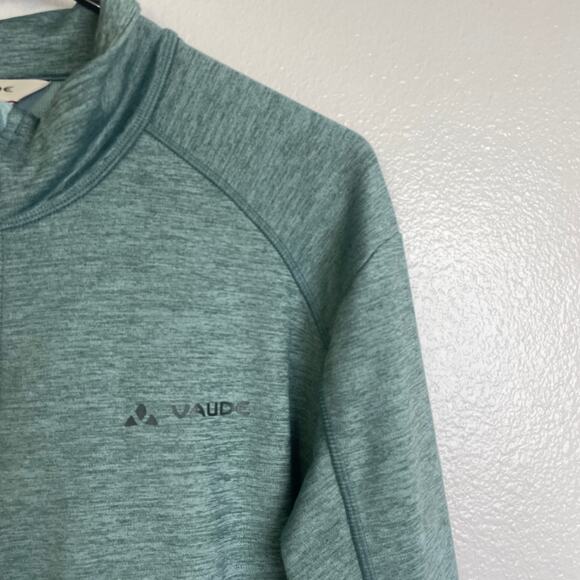 Vaude Jacket Mens 54 / XL Green Full Zip Outdoors Hiking Eco Sustainable Active - Picture 4 of 11